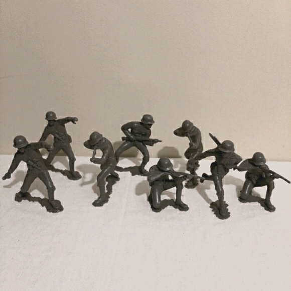 1963 Louis Marx Toy Soldiers vintage - Picture 1 of 5